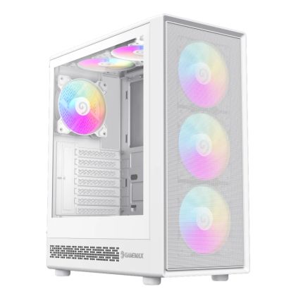 Gamemax Case ATX - Storm 2 AW - 6 x 120 mm Addressable RGB fans