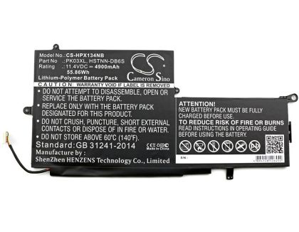 Батерия  за лаптоп HP HSTNN-DB6S PK03XL for Spectre Pro X360, 11,4V 4900mAh CAMERON SINO