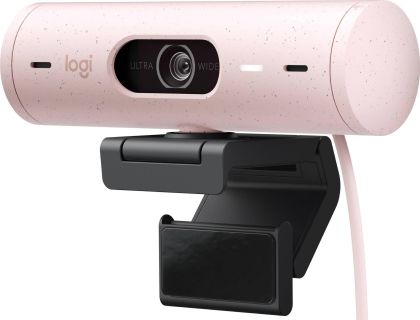 Logitech BRIO 500 Rose Full HD уеб камера, микрофон, USB