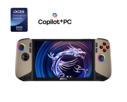 Конзола MSI Claw 8 AI+ A2VM, 8" FHD+ (1920x1200), 120Hz VRR Touchscreen, Intel Core Ultra 7 258V (up to 115 AI TOPS), Intel Arc 140V GPU, 32GB LPDDR5x , 1 TB M.2 SSD, FPT, 2x2W, WiFi 7+BT5.4, Win11H, 0.795kg