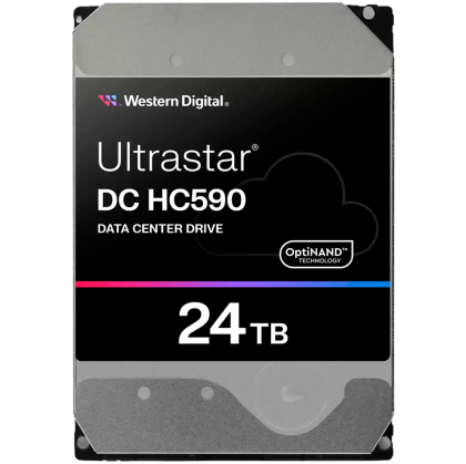 HDD Server WD/HGST ULTRASTAR DC HC590 (3.5’’, 24TB, 512MB, 7200RPM, SATA 6Gb/s, 512E SE NP3) SKU: 0F65684