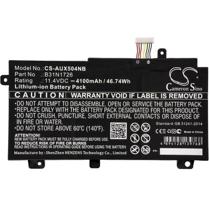 Laptop Battery  ASUS FX504, TUF Gaming A15 FA506IC-HN075W, TUF Gaming FX505DD-AB71-CA, B31BN91 LiPo 11.4V 4100mAh CAMERON SINO
