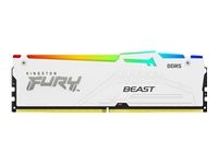 KINGSTON FURY Beast 16GB DIMM 5600MT/s DDR5 CL40 White RGB XMP 