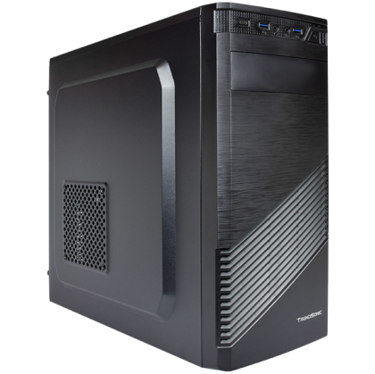 Chassis FC-F61A, ATX, 7 slots, 1 X 5.25", 2 X 3.5" H.D., 2 X 2.5", 2 x USB 3.0, 1 X Type C / 1 x AUDIO /, PSU 550W 12 sm, 20+4pin, Black