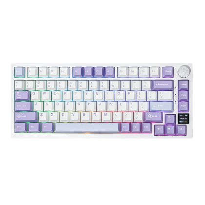 Ajazz Wireless Gaming Mechanical Keyboard AK820 PRO - Flying Fish [Linear] (English US), Purple