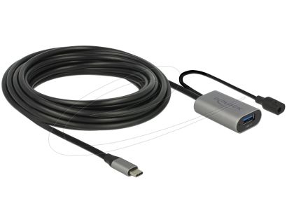 Delock Кабел активен удължителен USB-C към USB-A женско , 5m