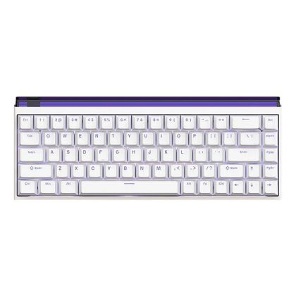 Madlions професионална геймърска механична клавиатура Professional Gaming Mechanical Keyboard NANO 68 WH - 8K, Magnetic Amber Pro Switches, (English US)