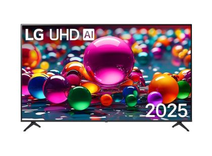 TV LG 75UA75006LA, 75" 4K UltraHD TV 4K (3840x2160), DVB-T2/C/S2, webOS 25 Smart, ThinQ AI, ?7 AI, WiFi, HDR10 pro, HLG, ALLM/HGiG, 4K Upscaling, AI Sound pro, Multiple View, HDMI eARC, LAN, USB, Bluetooth, Google Cast, 2 Pole Stand, Black