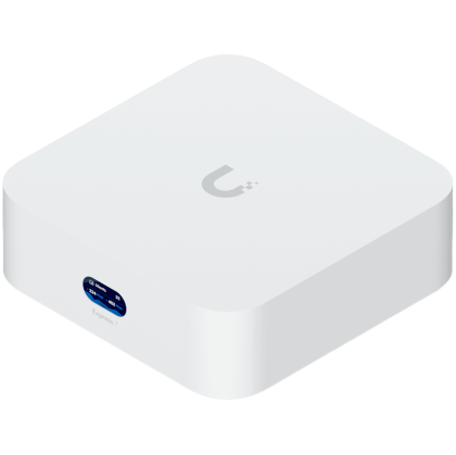 Ubiquiti UniFi Express 7 UX7 Mesh-scalable, super-compact 10G Cloud Gateway with integrated WiFi 7, 10 GbE RJ45 WAN port, 2.5 GbE RJ45 LAN port to extend network, up to 30+ UniFi devices and 300+ clients