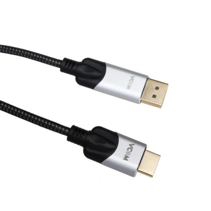 Кабел VCOM Display Port M - HDMI M 1.8м 4K 60Hz