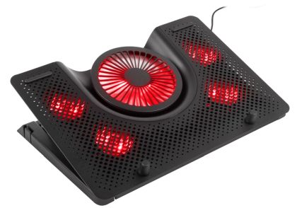 Охлаждаща система Genesis Laptop Cooling Pad Oxid 550 15.6-17.3 5 Fans, Led Light, 1 Usb