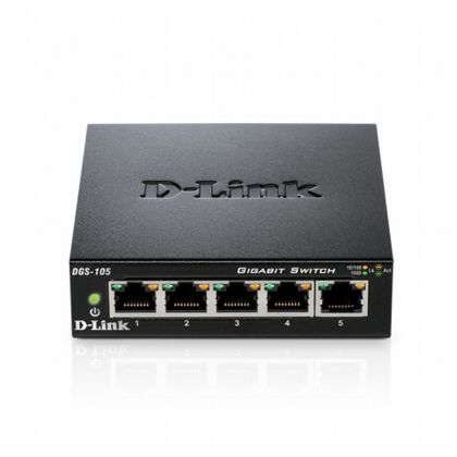 Switch D-Link 5-port 10/100/1000 Gigabit Metal Housing Desktop Switch