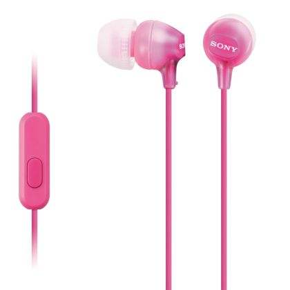 Headphones Sony Headset MDR-EX15AP pink