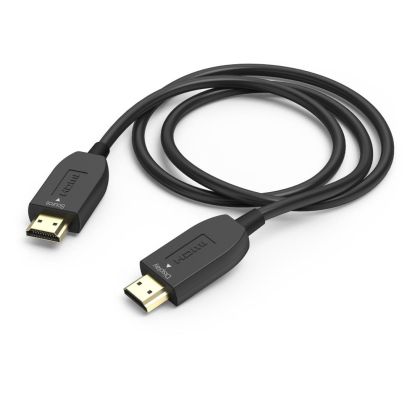 Cablu optic activ HAMA Optical, HDMI tată - HDMI tată, Ethernet, 8K, 3m, conectori aurii, Negru