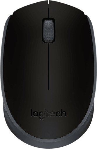 Wireless optical mouse LOGITECH M171, Black, USB