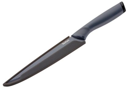 Knife Tefal K1221205, Fresh Kitchen Slicing knife + cover 20 cm