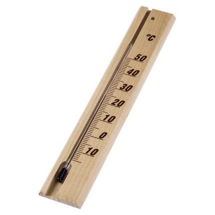 Hama Thermometer, for interior, wood, 20 cm, 186401