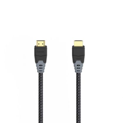 Hama High Speed HDMI™ Cable, Plug-Plug, 8K, Ethernet, Fabric, Gold-plated, 1.5 m