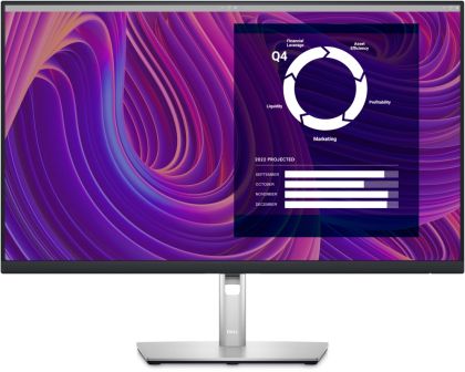 Monitor Dell P2723D, 27" Wide LED AG IPS Panel, 5ms, 1000:1, 350 cd/m2, 2560x1440, 99% Srgb, HDMI, DP, USB 3.2 Gen 1 hub, ComfortView, Height, Pivot, Swivel, tilt, Black