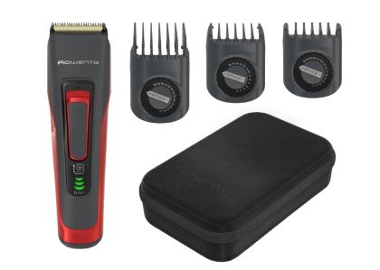 Trimmer Rowenta TN5221F4 Hair trimmer Advancer Style, hair + beard, cordless + corded, washable blades, self-sharpening stainless steel blades, minimum cutting length 0.5mm, hair blade 42mm, 2 hair combs, 29 cutting length positions, 3 day beard function