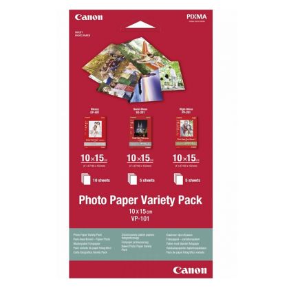 Paper Canon Photo Paper Variety Pack 10x15cm VP-101