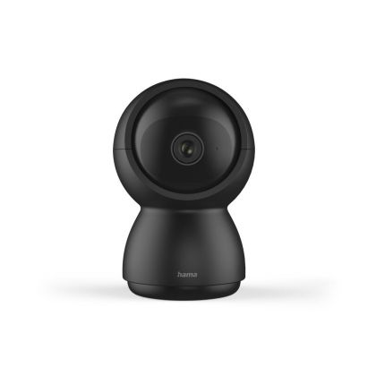 Hama Surveillance Camera, WLAN, Indoors, Pivotable, Night Vision, Recording, black