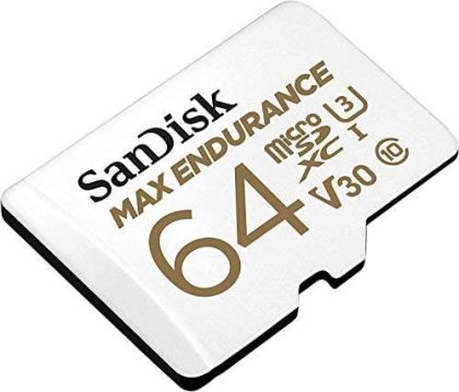 Memory card SANDISK MAX Endurance SDXC UHS-I, SD Adapter, 64GB