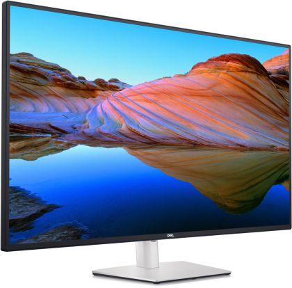 Monitor Dell U4323QE, 42.5" 4K UltraSharp AG, IPS, 5ms, 1000:1, 350 cd/m2, (3840x2160), 100% sRGB, 98% DCI-P3, HDMI, DP, USB-C Hub, USB 3.2, RJ -45, dual 8W speakers, ComfortView, Audio line-out, Height Adjustable, Pivot, Swivel, Tilt, Black