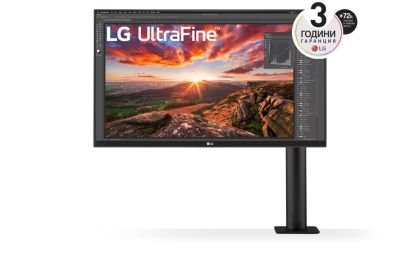 Monitor LG 27UN880P-B, 27" UltraFine UHD, IPS 4K, 5ms, 1000:1, 350cd/m2, 3840 x 2160, sRGB 99%, HDR 400, HDMI, USB-C, DisplayPort, AMD FreeSync, Headphone out, Tilt , Height (Range), Swivel, Pivot, MAXX Audio 5W, Black