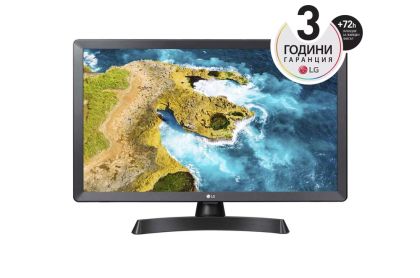 Monitor LG 24TQ510S-PZ, 23.6" WVA, LED, Smart webOS, TV Tuner DVB-T2/C /S2, 1000:1, Mega DFC, 200cd, 1366x768, AI SOUND, WiFi, HDMI, Bluetooth, USB 2.0, HOTEL MODE , AirPlay, Speaker 2x5W, Black