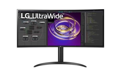 Monitor LG 34WP85CP-B, 34" 21:9 Curved WQHD (3440x1440) IPS, 5ms, CR 1000:1, 300 cd/m2, HDR 10, DCI-P3 95%, AMD FreeSync, USB Type-C, HDMI, DisplayPort , Speaker 2ch 7w, PBP, Height Adjustable Stand, Tilt , Black