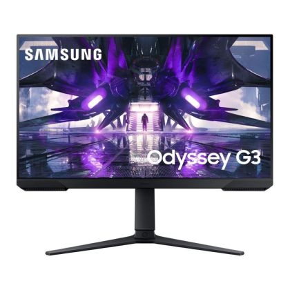 Монитор Samsung 24G30A 24" Odyssey G3, VA, 144 Hz, 1 ms (MPRT), 250 cd/m2, 3000: 1, 1920x1080, Mega DCR, AMD FreeSync Premium, Display Port, HDMI, Black