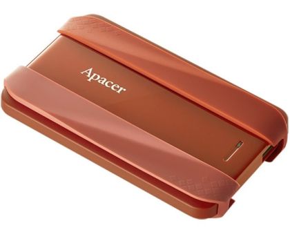 Hard disk Apacer AC533, 2TB 2.5" SATA HDD USB 3.2 Portable Hard Drive Plastic / Rubber Garnet red