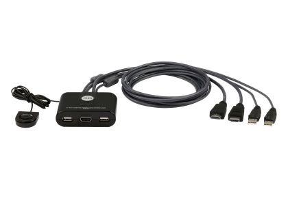 Comutator KVM ATEN CS22HF, Două porturi USB HDMI