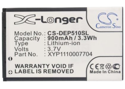 Mobile battery CAMERON SINO DORO 1360 1362  CS-DEP510SL 3,7V 900mAh LiIon CAMERON SINO