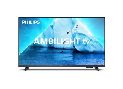 TV Philips 32PFS6908/12, 32" FHD LED 1920x1080, DVB-T2/C/S2, Ambilight 3, HDR 10+, HLG, Dolby Vision, Dolby Atmos, Smart, New OS, Pixel Precise UHD Quad Core, 8GB, HDMI* 3, USB*2, Cl+, 802.11n, Lan, 12W RMS, Black