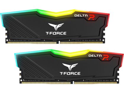Memory Team Group T-Force Delta RGB Black DDR4 - 16GB (2x8GB) 3200MHz CL16