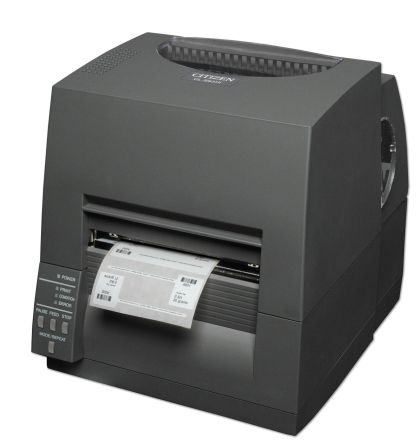 Label printer Citizen Label Industrial printer CL-S631II Thermal Transfer+Direct Print Speed 100mm/s, Print Width 4" (104mm)/Media Width min-max (12.5-118mm)/Roll Size max 125mm, Ext.diam.200mm, Core Size(25mm), Resol.300dpi/Interf.USB/RS-232+Opt.card/