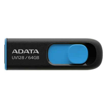 Memory Adata 64GB UV128 USB 3.2 Gen1-Flash Drive Black