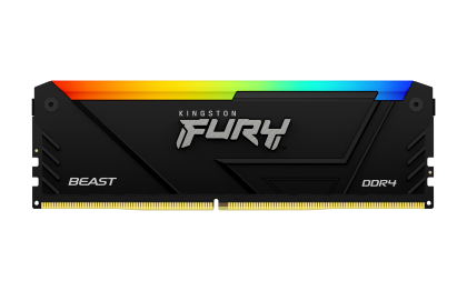 Memory Kingston FURY Beast Black RGB 16GB DDR4 3200MHz CL16