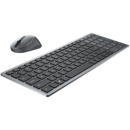 Dell Multi-Device Wireless Keyboard and Mouse - KM7120W - US International (QWERTY)