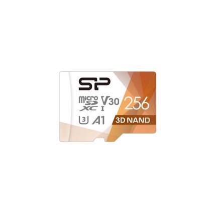 Memory card Silicon Power Superior Pro, 256GB, microSDXC, Class 10, SD Adapter