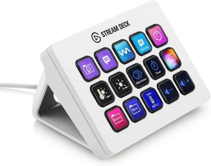 Elgato Stream Deck MK.2 - 15 Customizable LCD Keys White 