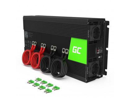 Инвертор GREEN CELL, 12/220V, DC/AC, 3000W/6000W, Модифицирана синусоида