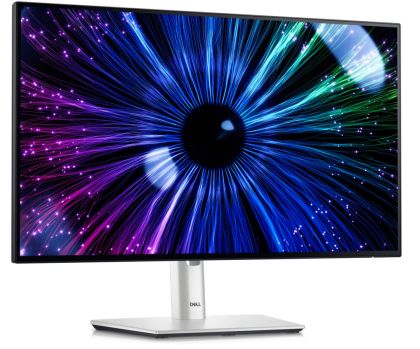 Monitor Dell U2422HE, 23.8" IPS Anti-Glare, UltraSharp InfinityEdge, 5ms, 1000:1, 250 cd/m2, FullHD 1920x1080, 120 Hz, 100% sRGB, HDMI, DisplayPort, USB-C Hub, USB 3.2 hub, RJ45, KVM ComfortView Plus, Height Adjustable, Pivot, Swivel, Tilt, Black