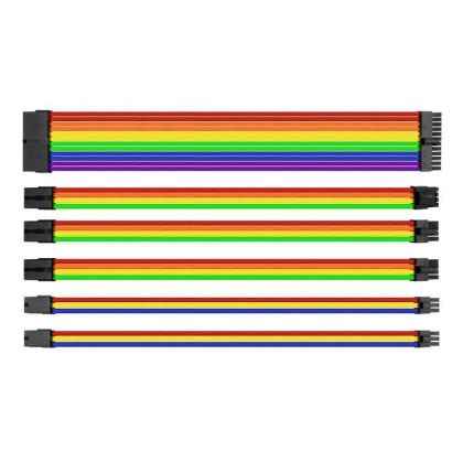 Sleeved Cable Extension Kit Thermaltake TtMod Rainbow