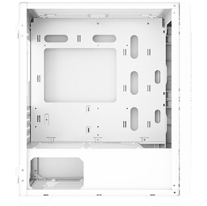 Xigmatek Gemini II Arctic EN48656, White, MATX/ Mini- ITX, U3x1+U2x2, Meshed Grill ARGB LED Frontpanel & Left TG, 3PCS X24F Arctic Fixed RGB Fan