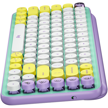 LOGITECH POP Keys Bluetooth Mechanical Keyboard - DAYDREAM MINT - US INT'L