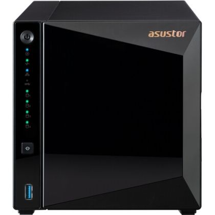 Network storage Asustor AS3304T_V2, 4 bay NAS, Realtek RTD1619B, Quad-Core, 1.7GHz, 2GB DDR4 (not ex.), 2.5GbE x1, USB3.2 Gen1 x3, WOW (Wake on WAN), Ttoolless installation, with hot- swappable tray, hardware encryption, MyArchive, EZ connect, EZ Sync, Wo