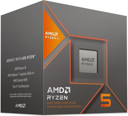 Процесор AMD RYZEN 5 8600G, 4.3GHz (Up to 5.0GHz) 16MB Cache, 65W, AM5, BOX